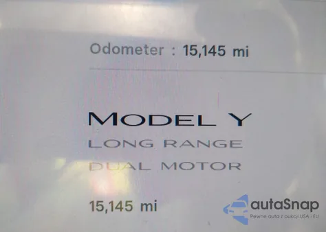 2023 Tesla Model Y Awd/Long Range Dual Motor All-Wheel Drive z USA, uszkodzony, nr VIN 7SAYGDEE0PA185057